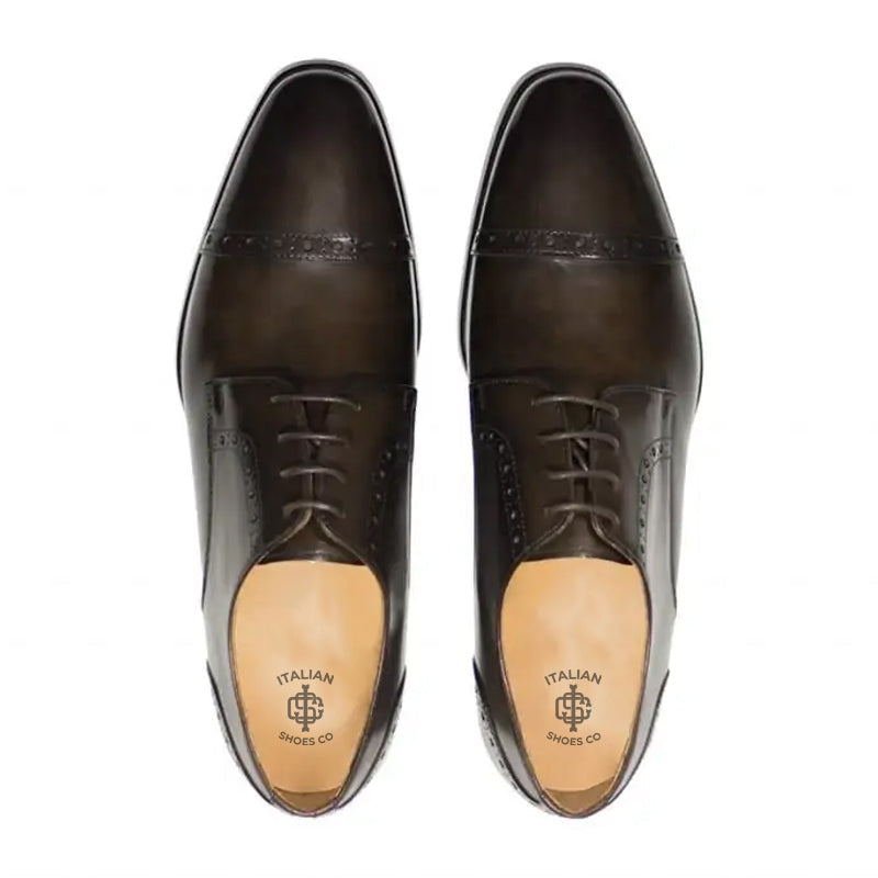 Leather Wholecut Premium Formal Oxford Tan Shoe
