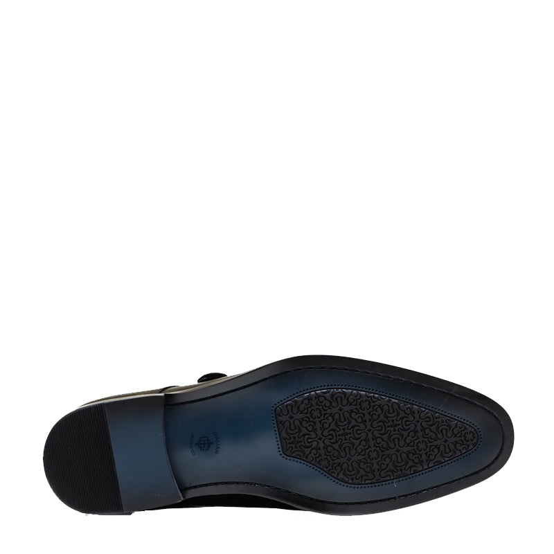 Classic Upper Suede Leather Single MonkStraps Shoe