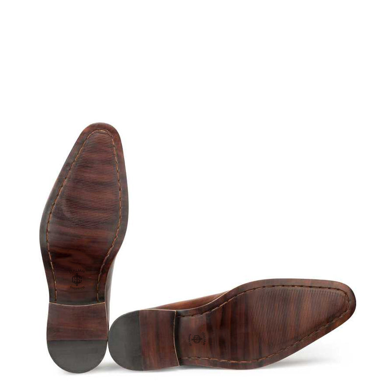 Handpainted Solid Leather Formal Oxford Shoe