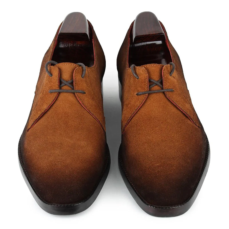 Suede Leather Two Eyelet Derby Shoe