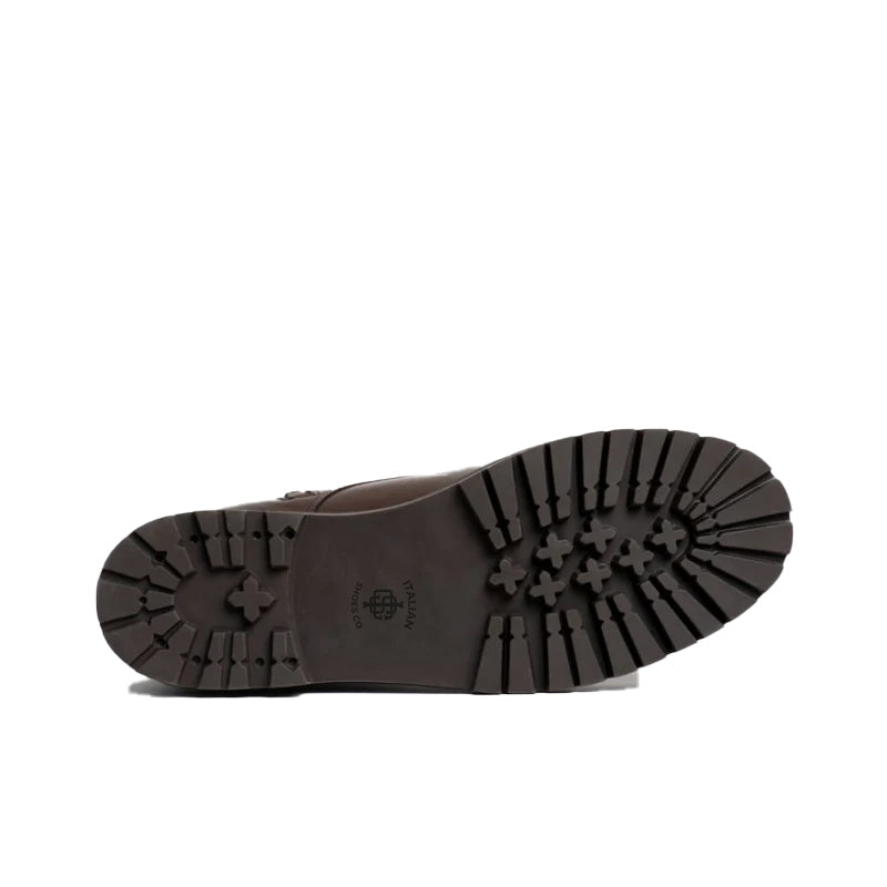 Men High Top Leather Combat Boots