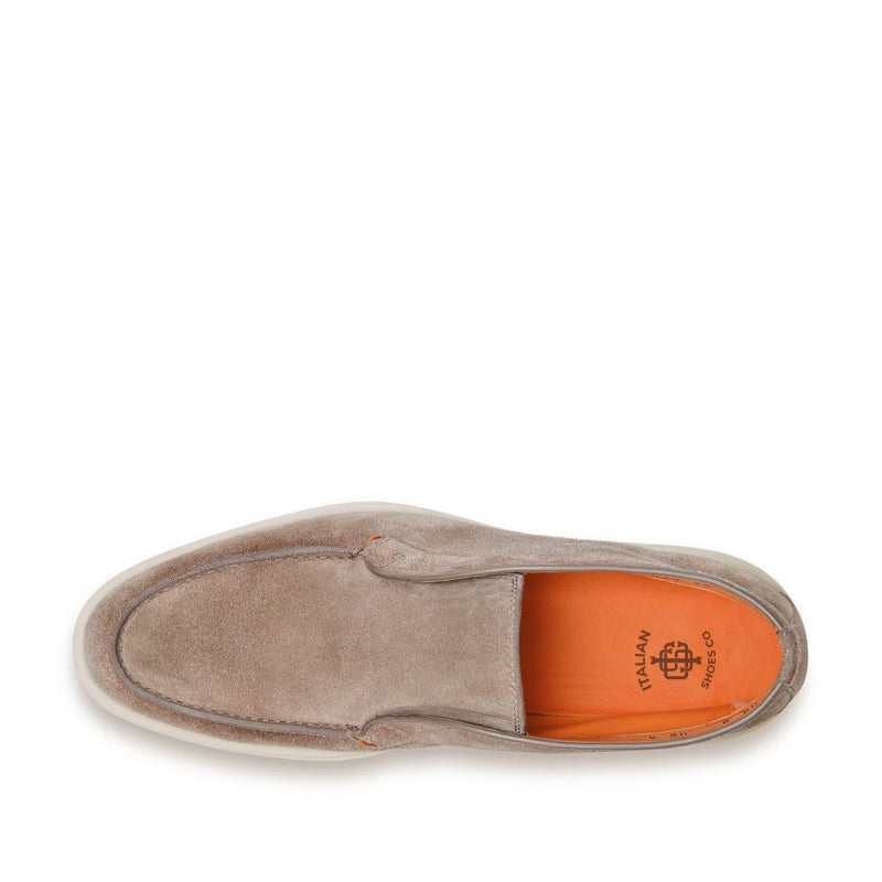 Blue Suede Loafer For Men