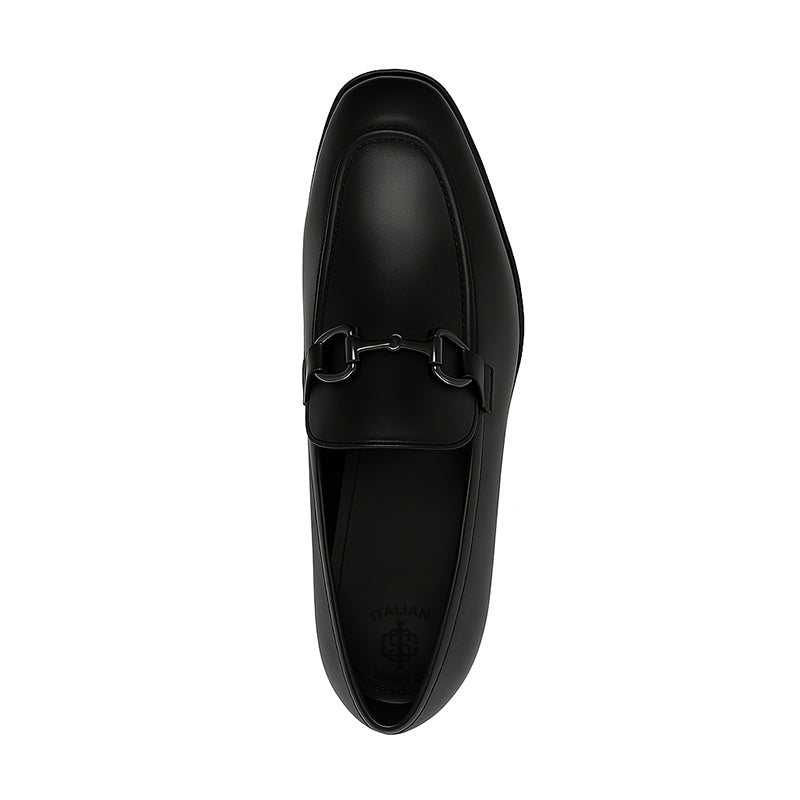 Men s Horse bit Leather Buckle Loafer