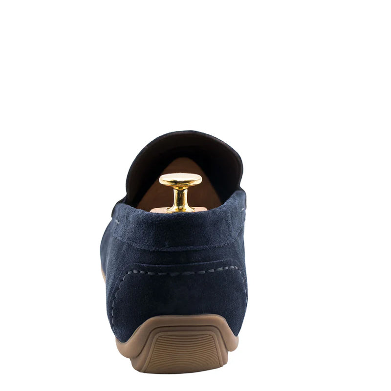Gregores Suede Penny Moccasin