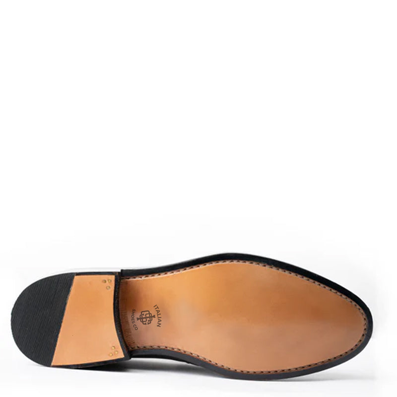 Leather Stacked Loafers for Man