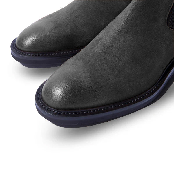Classic Chelsea Coloured Suede Leather Boots