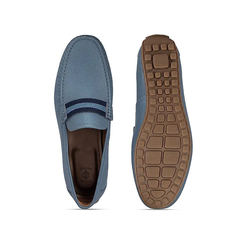 Premium Handmade Leather Moccasins Formal Yellow Loafer
