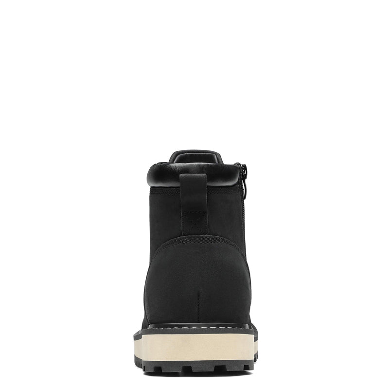 Men s Moc Toe Boot Fashion Comfort Casual Wedge Boot