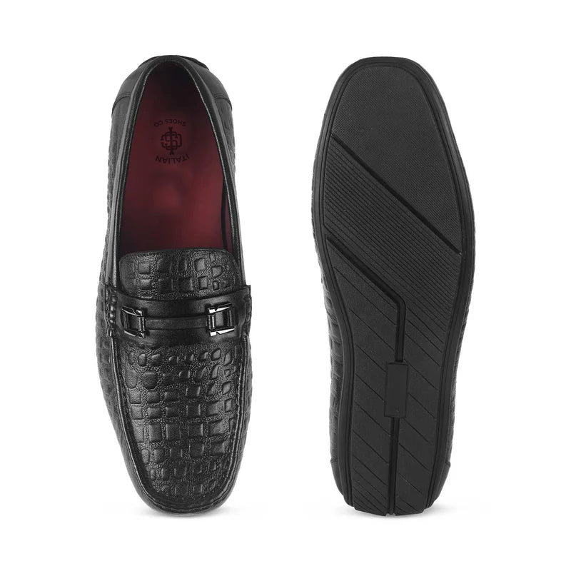 Men Casual Stylish Italian Leather Driving Brown Loafer