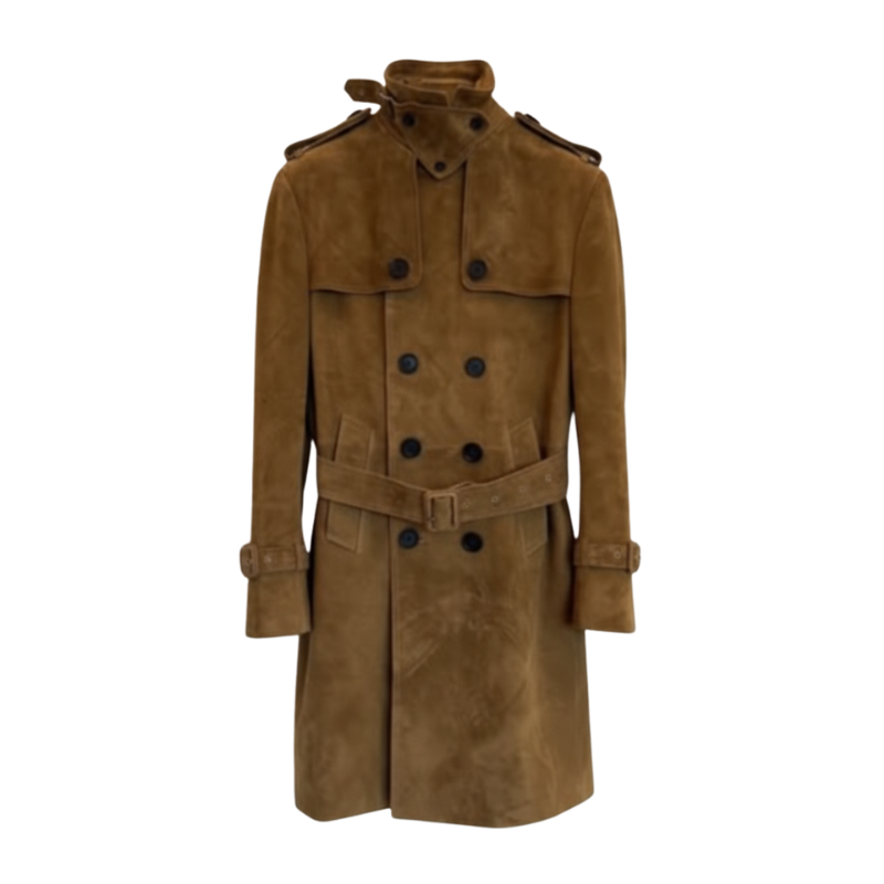 Vintage Suede Long Coat