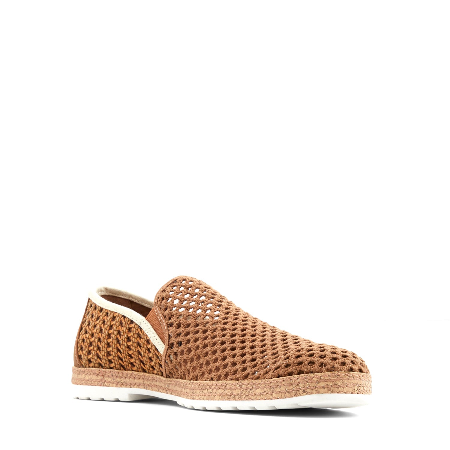 Brown Braided Thread Designer Loafers