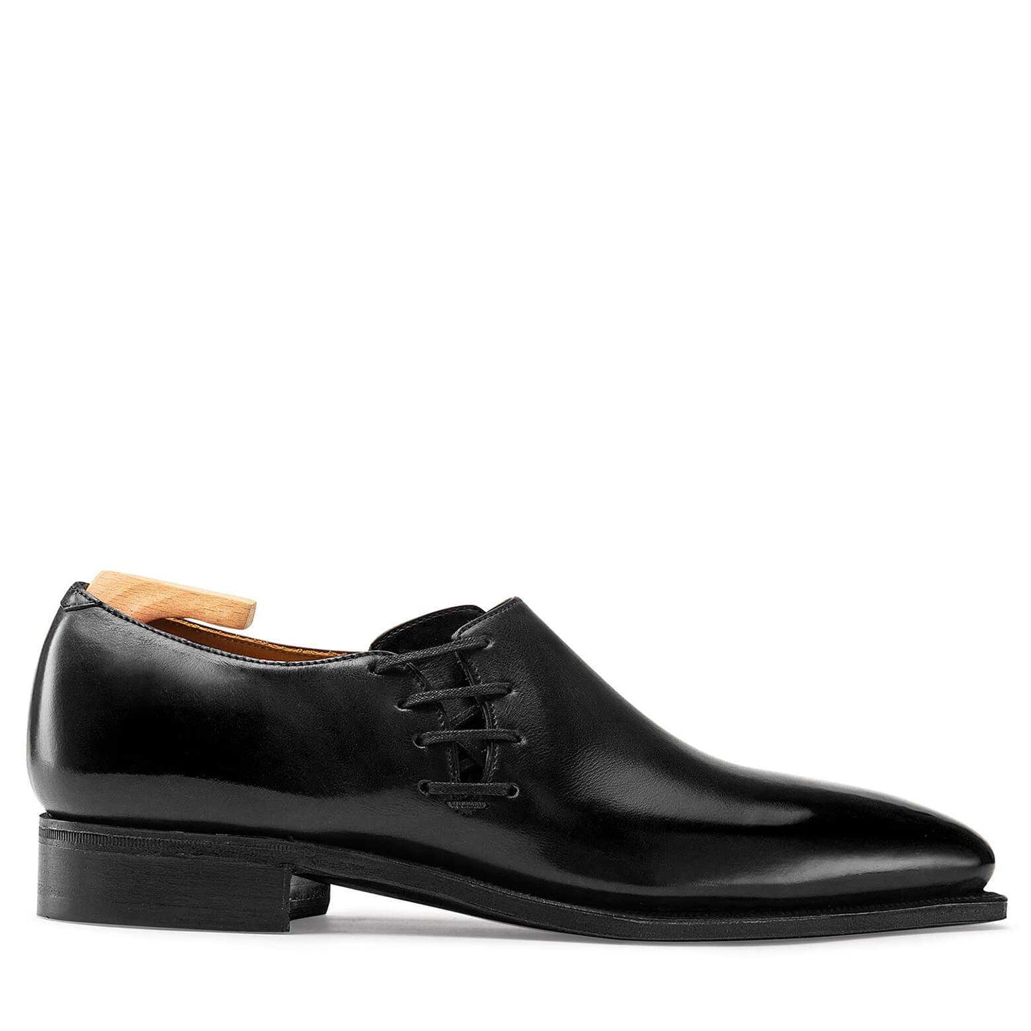 LATERAL LACE CALF LEATHER