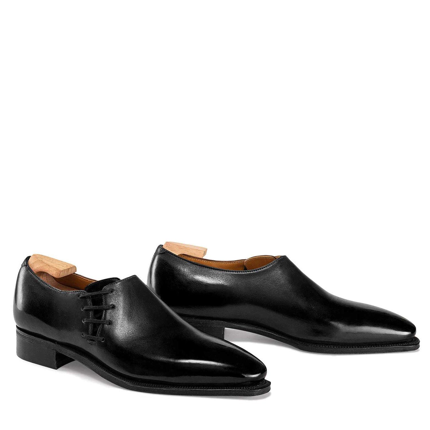 LATERAL LACE CALF LEATHER