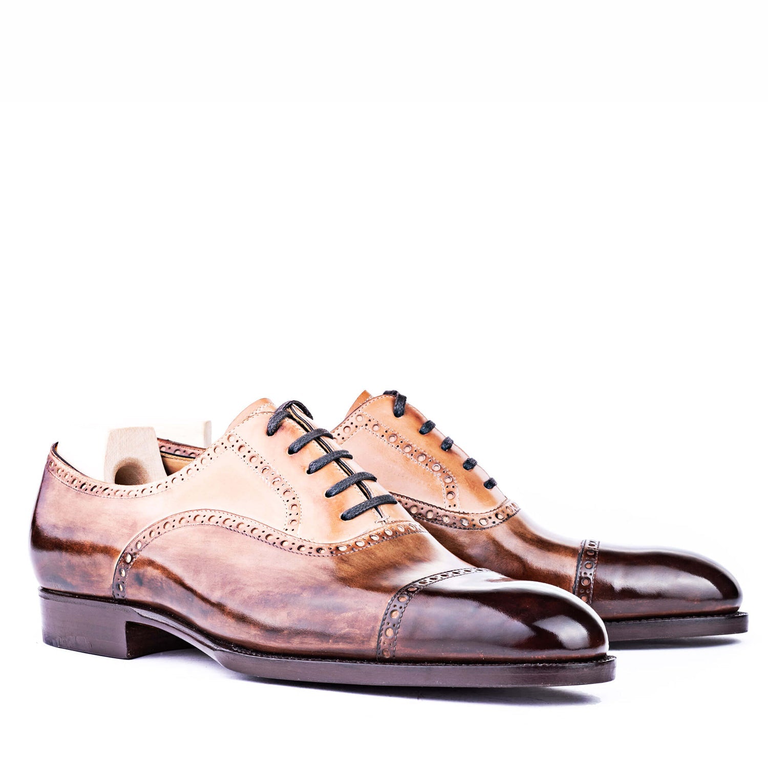 Premium Cap Toe Leather Formal Oxford Shoe