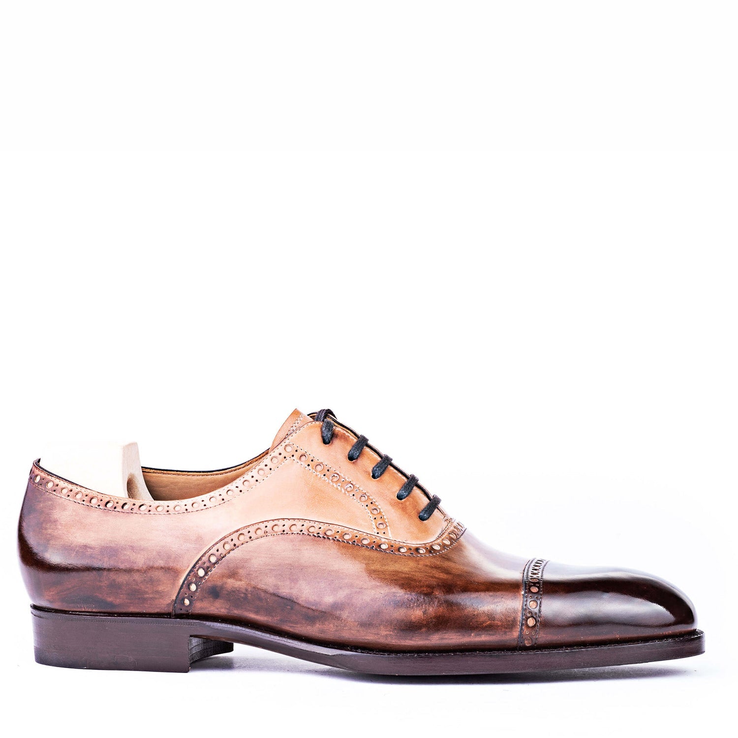 Premium Cap Toe Leather Formal Oxford Shoe
