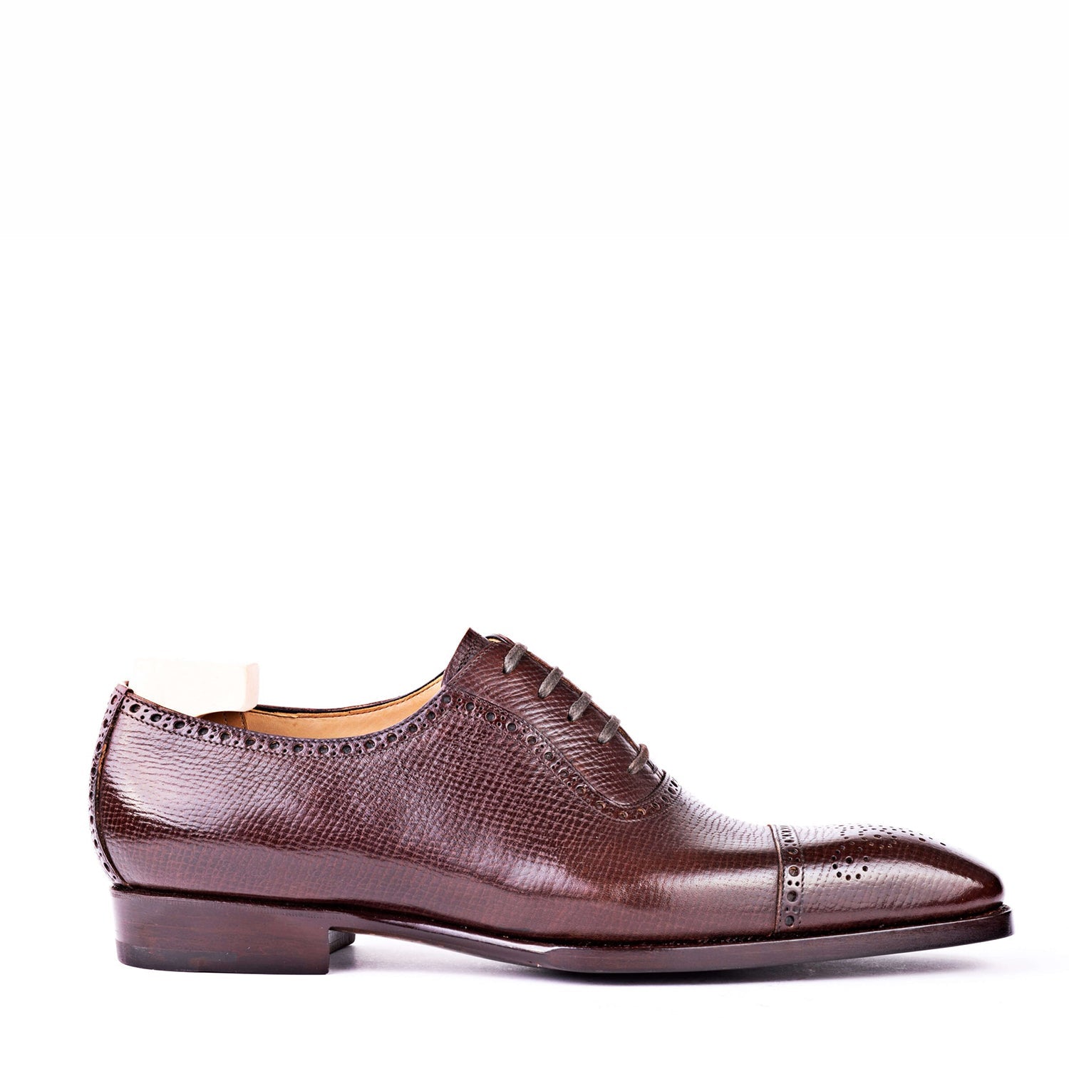 Handmade Cap Toe Leather Formal Oxford Shoe