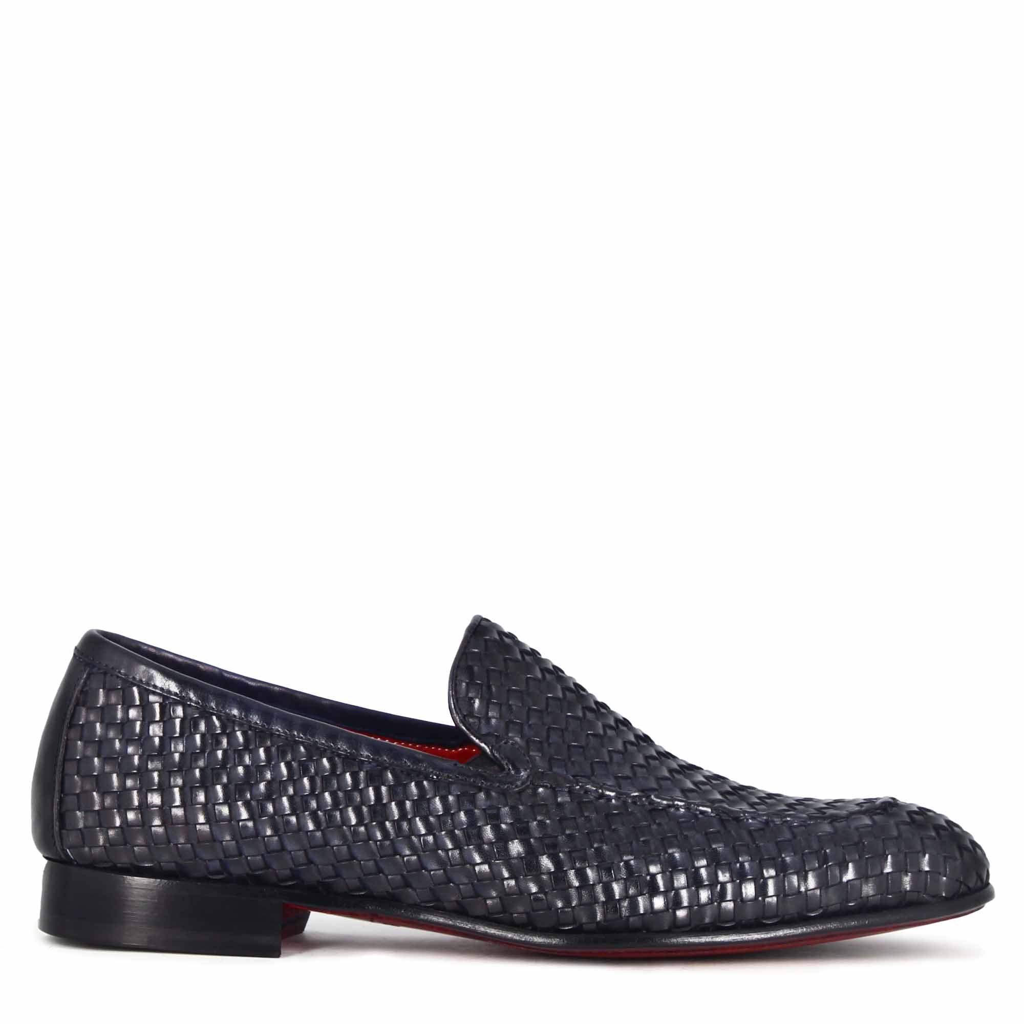 Woven Leather Loafer