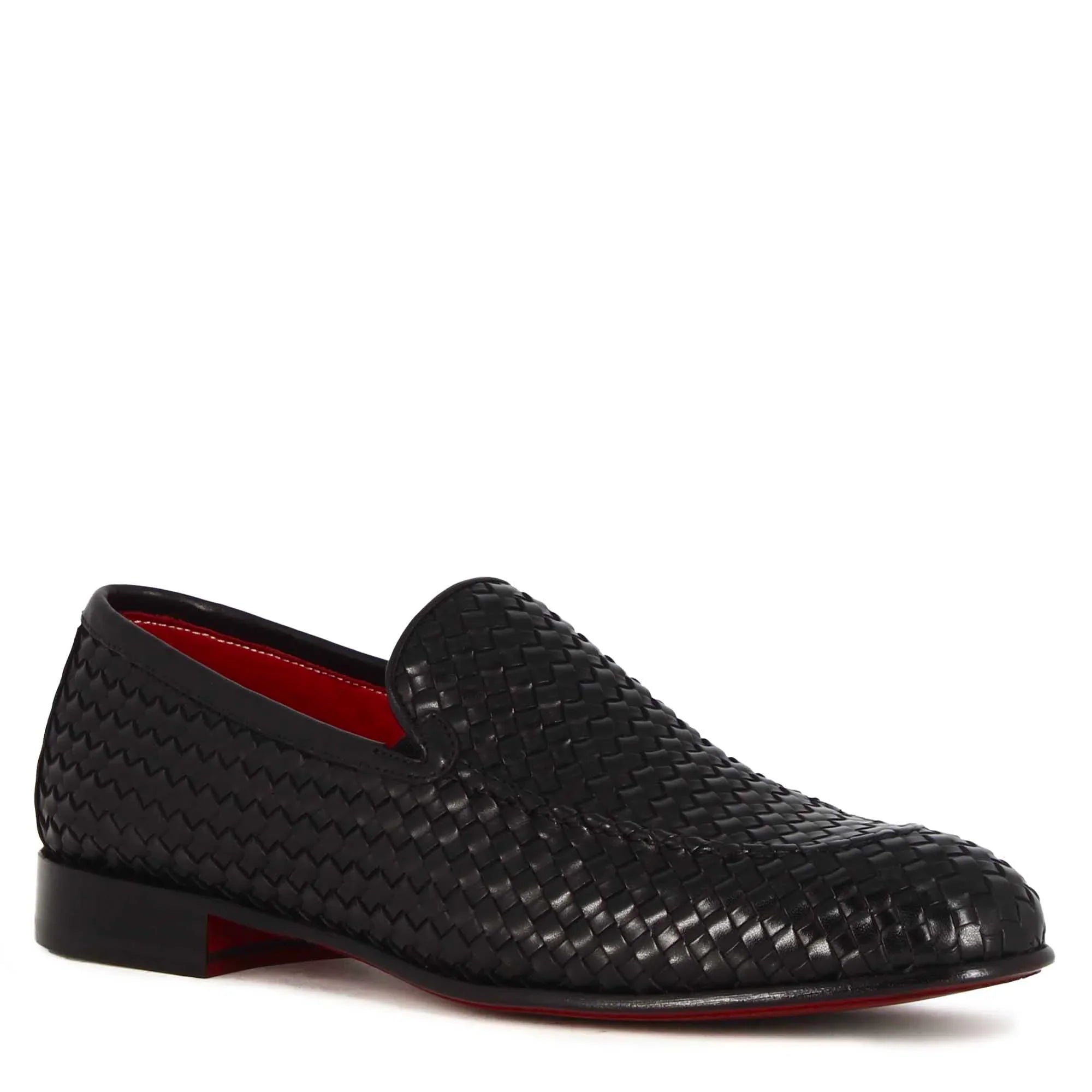 Classic Woven Leather Moccasin