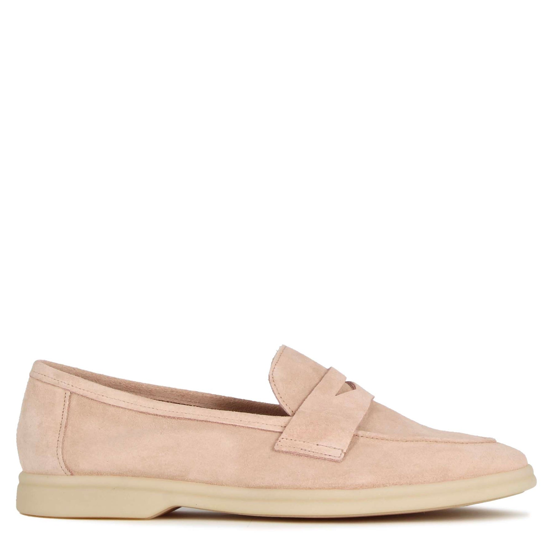 Classic Women's Moccasin in Pink Suede