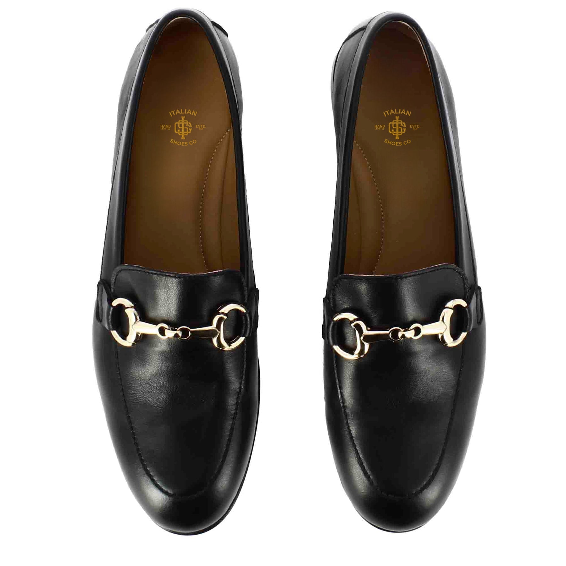 Black Leather Women's Moccasin