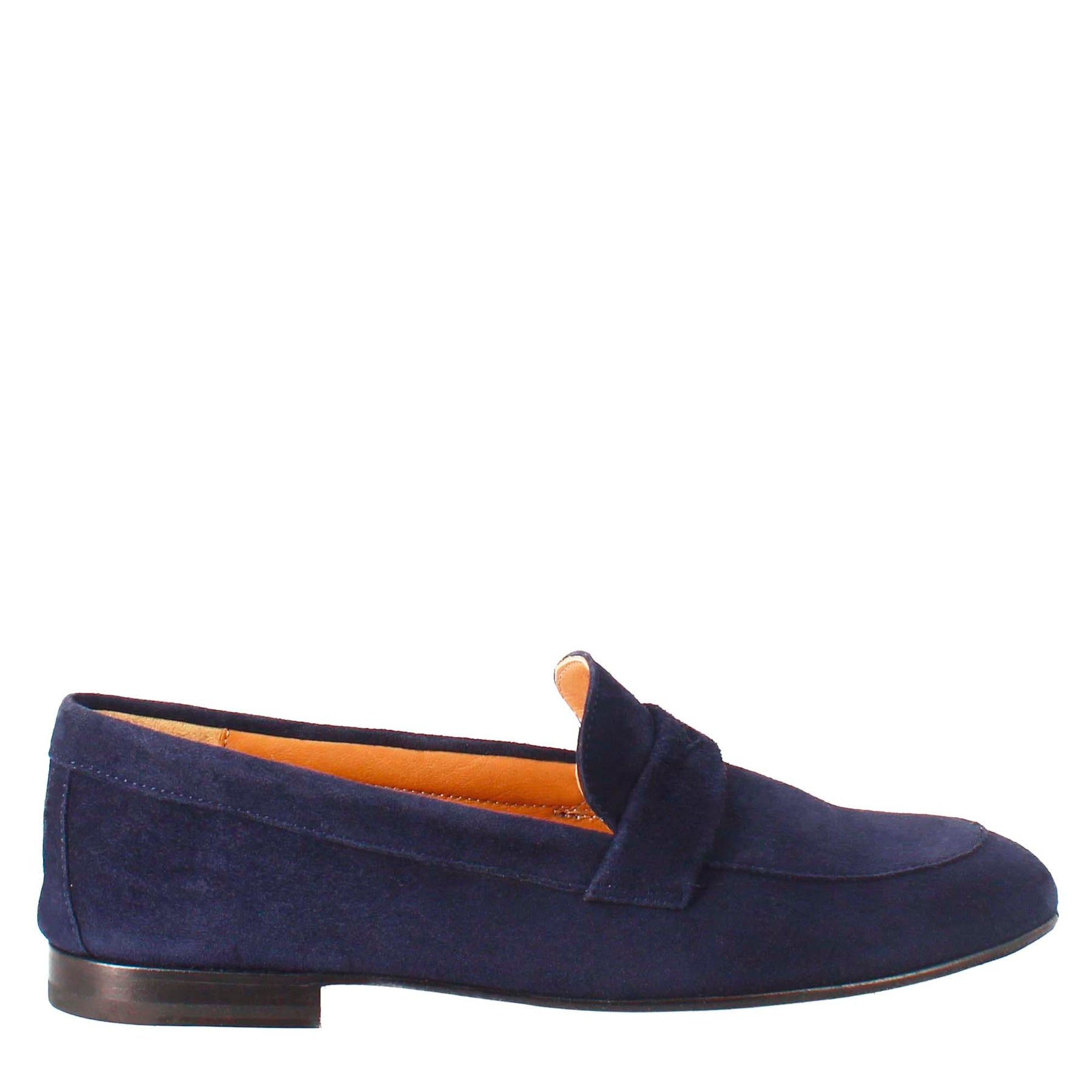 Blue Suede Women's Moccasin