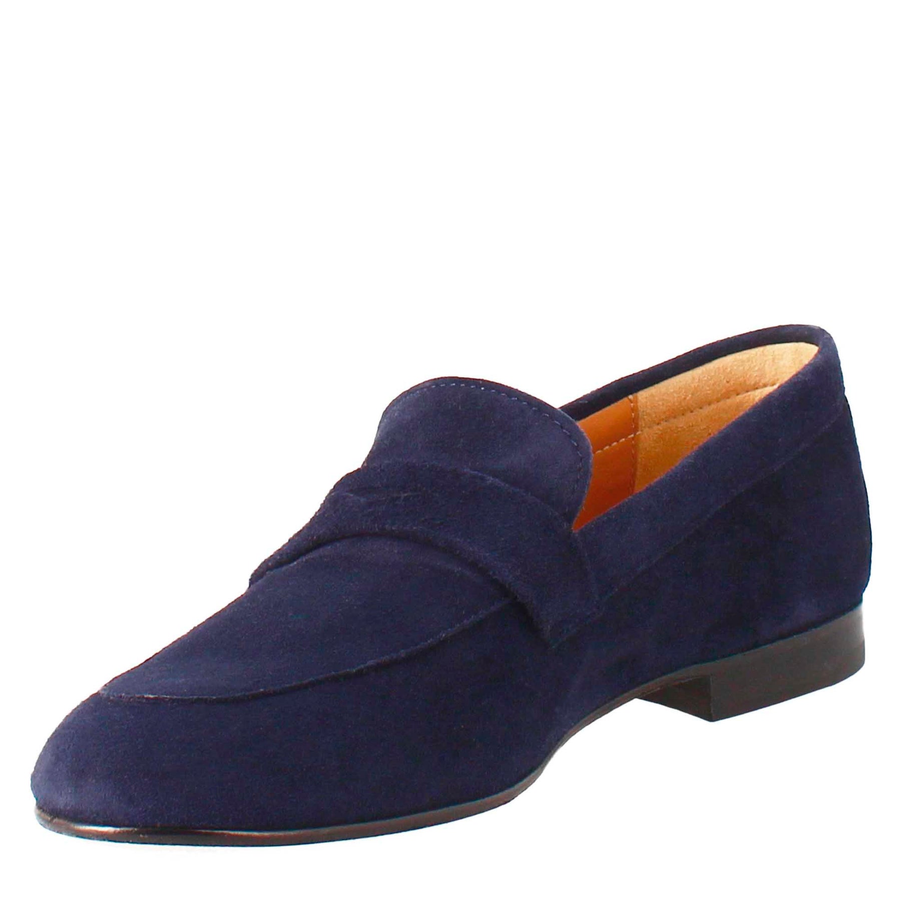 Blue Suede Women's Moccasin