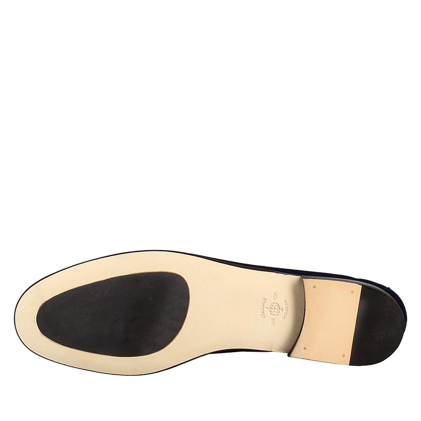 Blue Suede Women's Moccasin