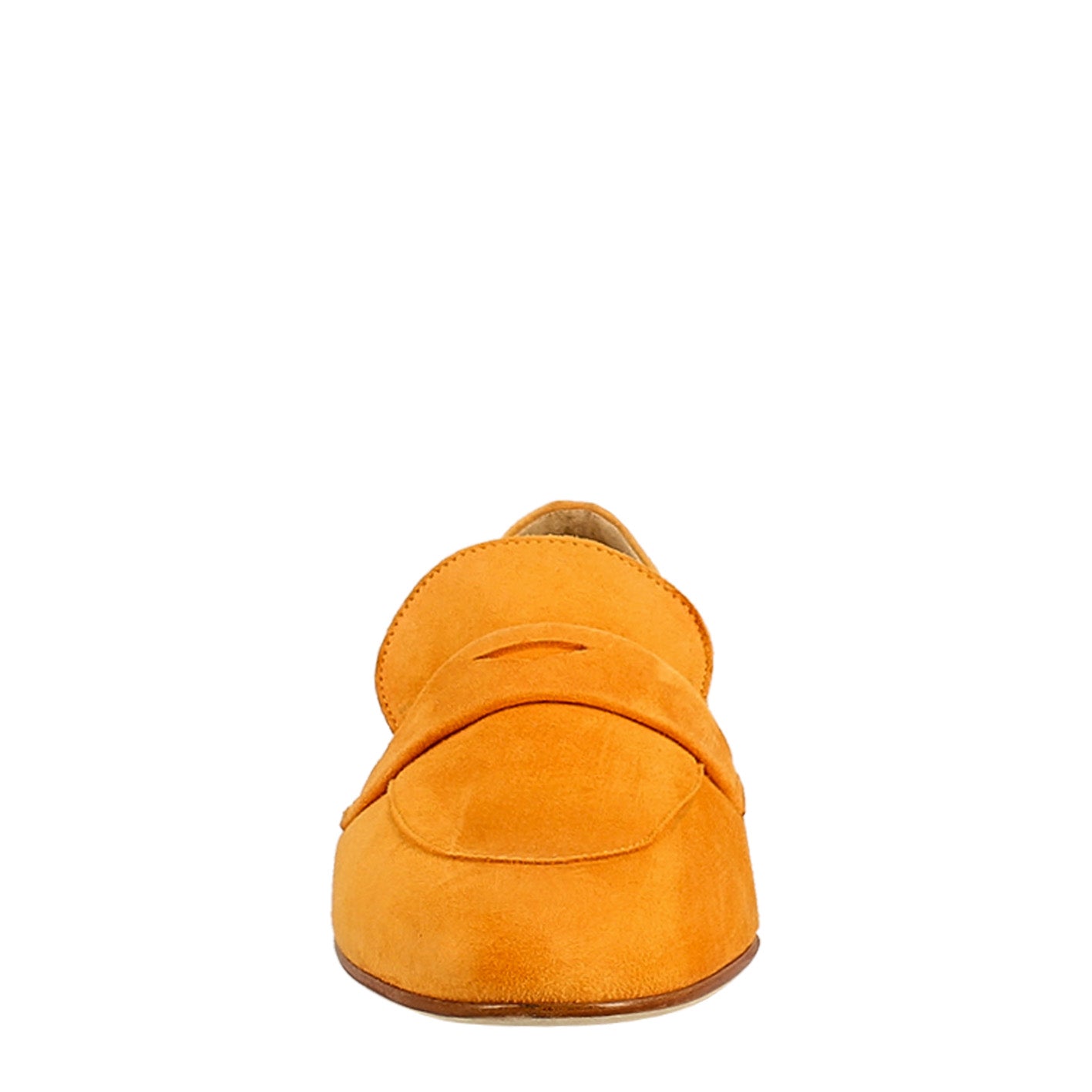 Orange Suede Women's Moccasin