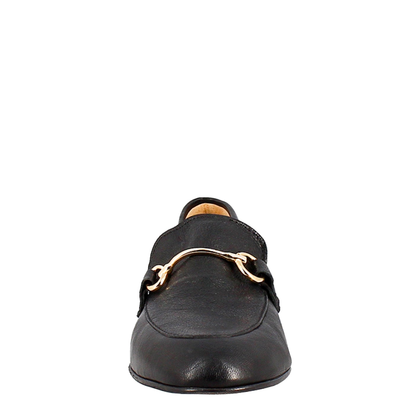 Women's Moccasin in Black Leather