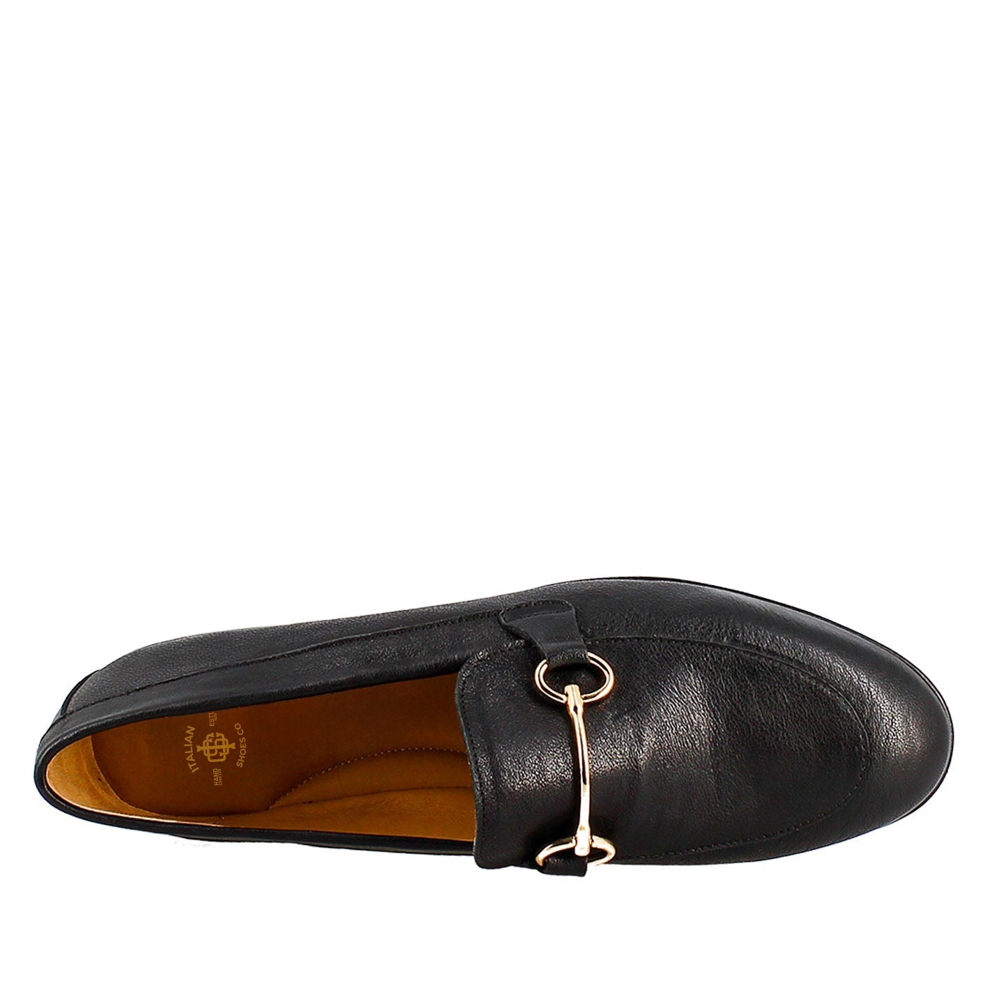 Women's Moccasin in Black Leather