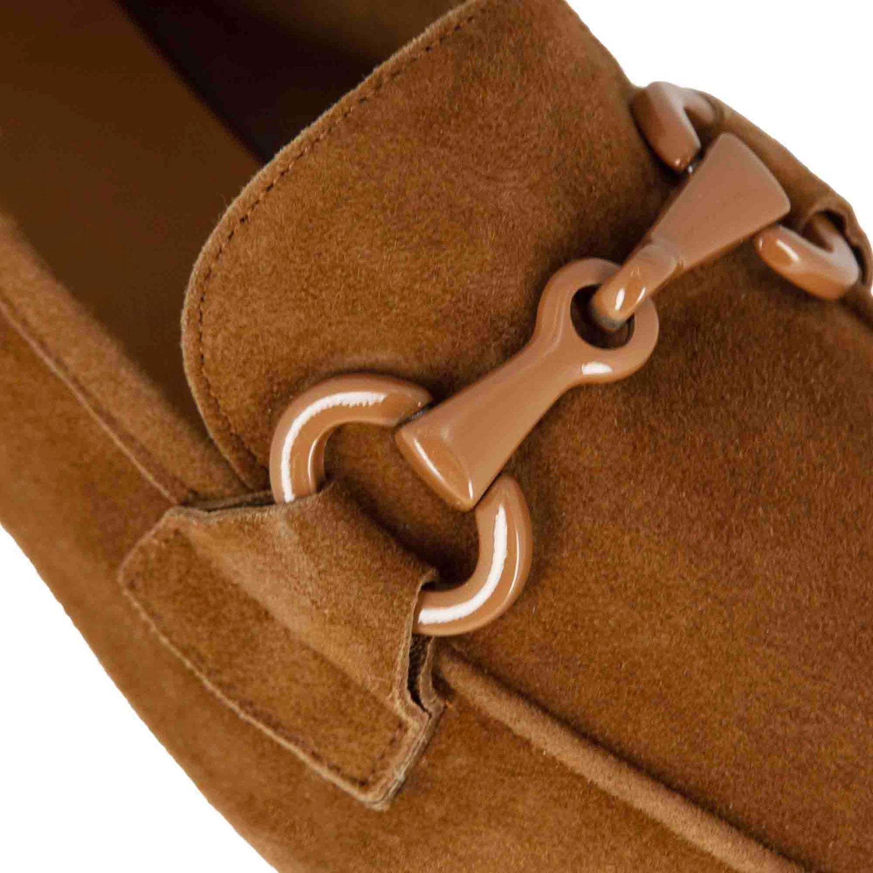 Women's Suede Moccasine in Light