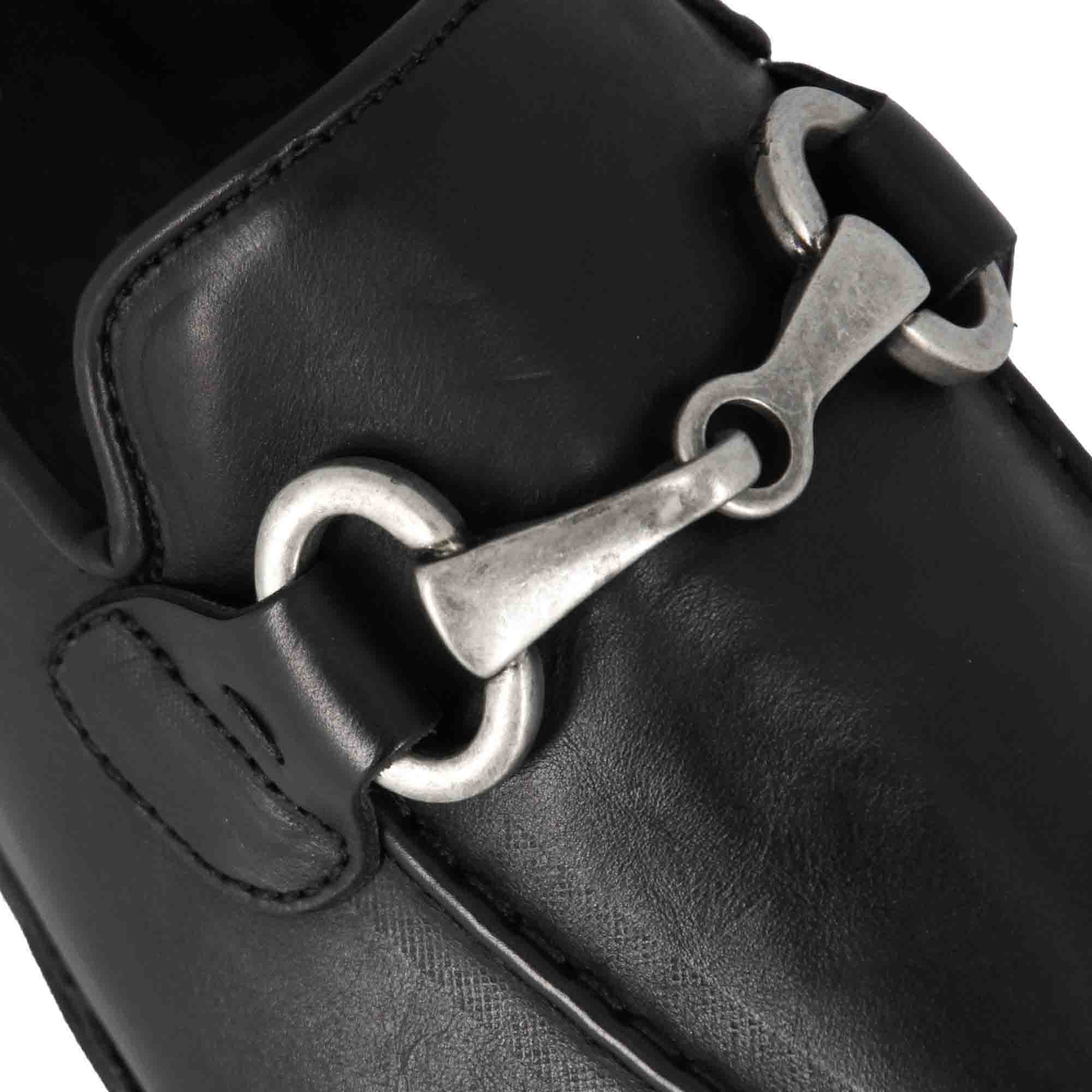 Men's leather moccasin