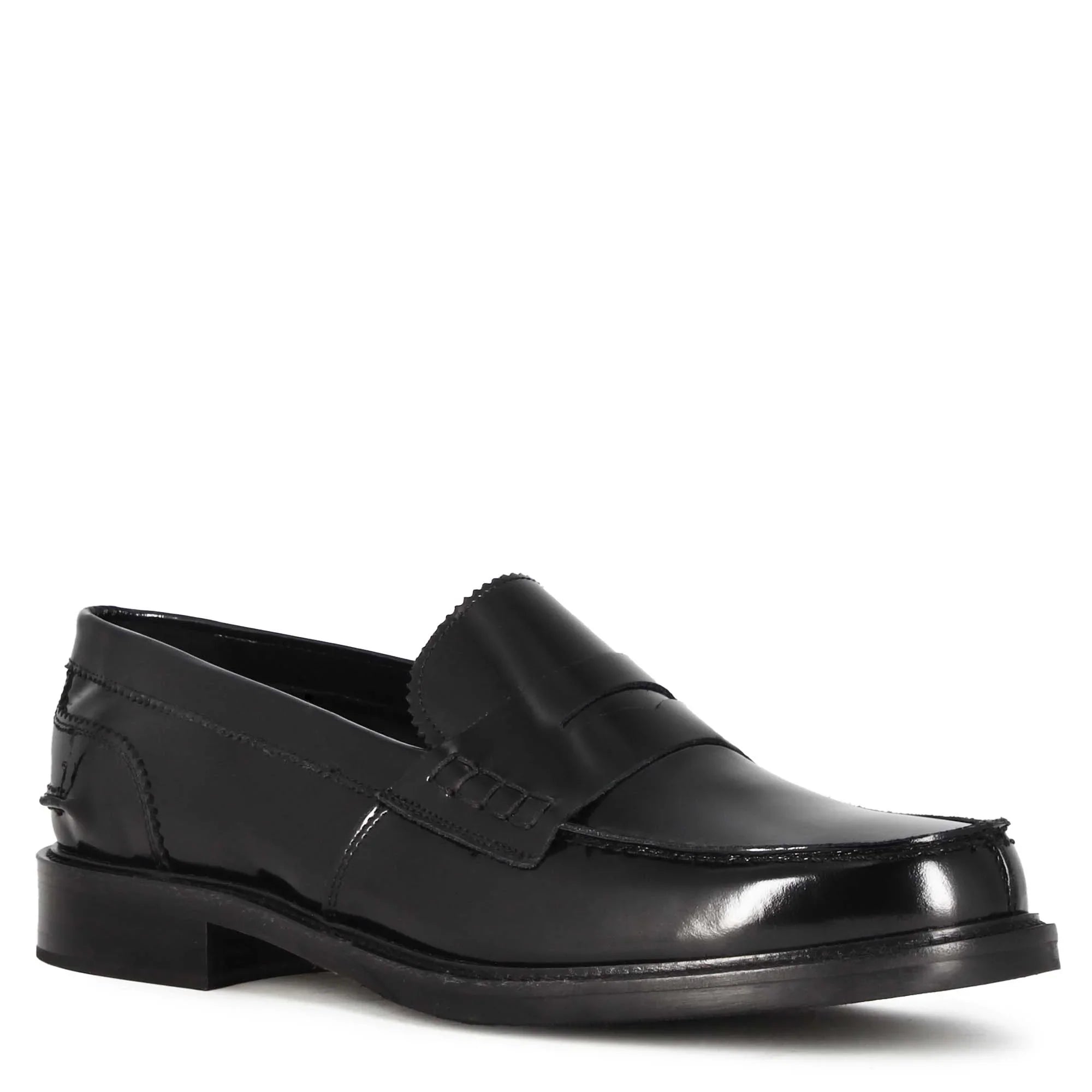Classic Shiny Leather Moccasin