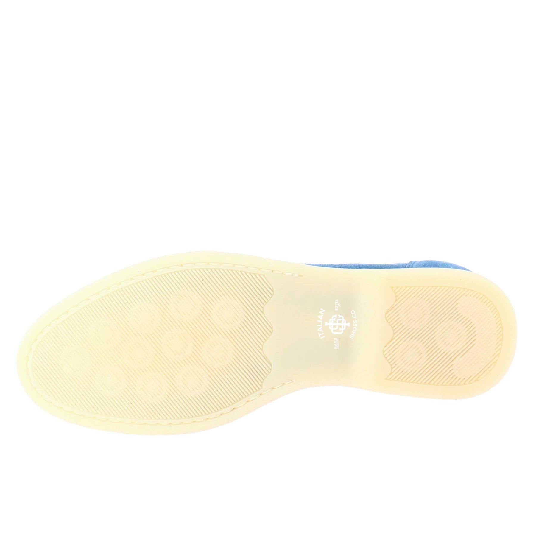 Light Blue Suede Flexible Women's Moccasin