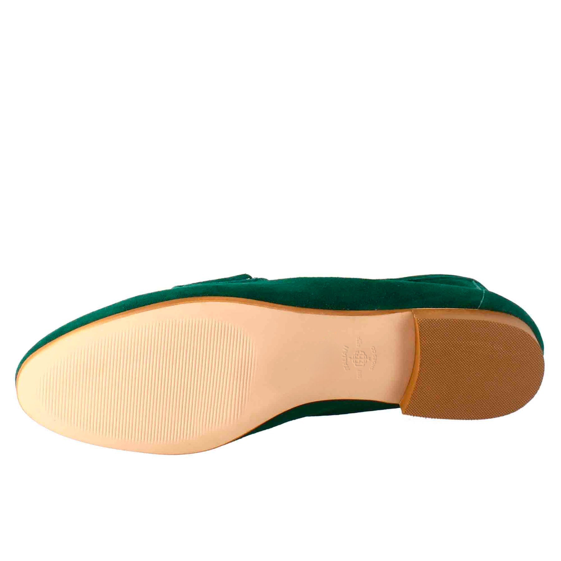 Green Suede Women's Moccasin