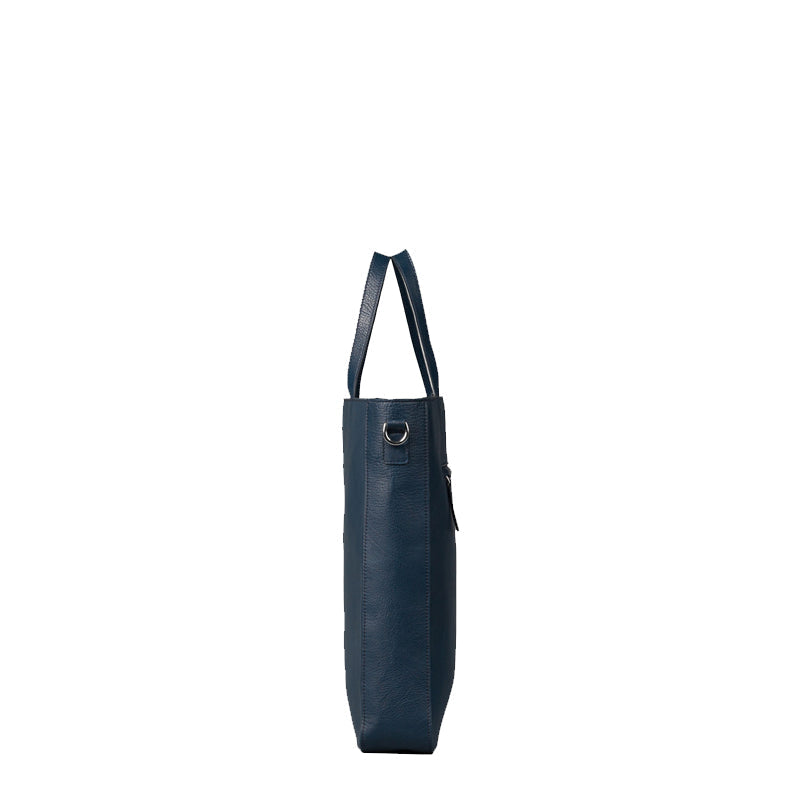 The Poet Leather Tote Black Bag