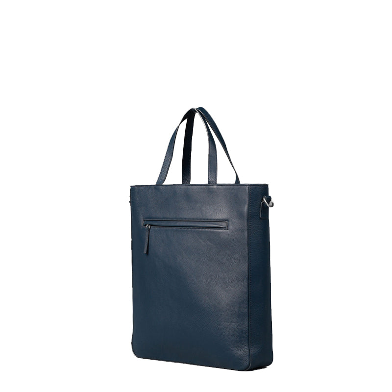 The Poet Leather Tote Black Bag