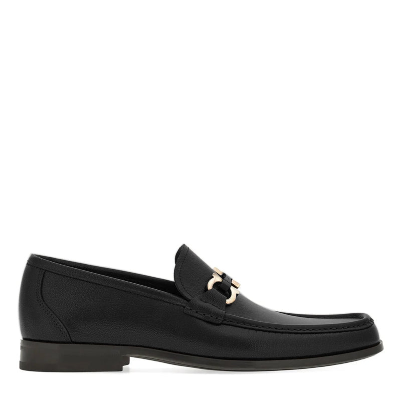Classic Leather Horsebit Buckled Loafer for Men