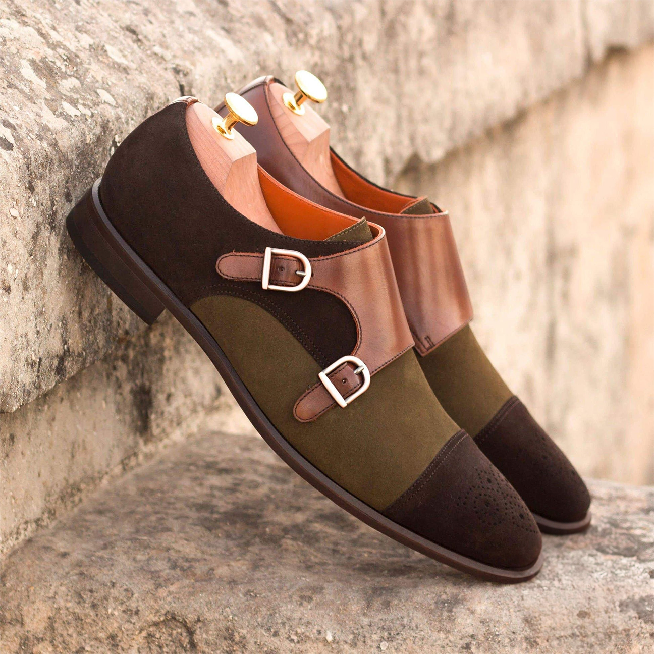 Executive Echo Double Monk Shoe