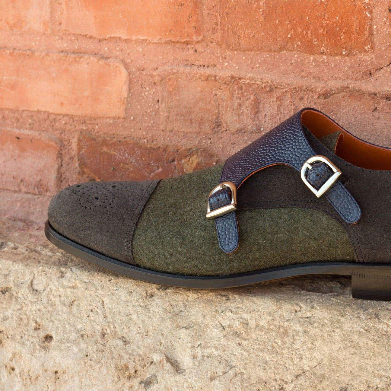 Posh Pairing Double Monk Shoe