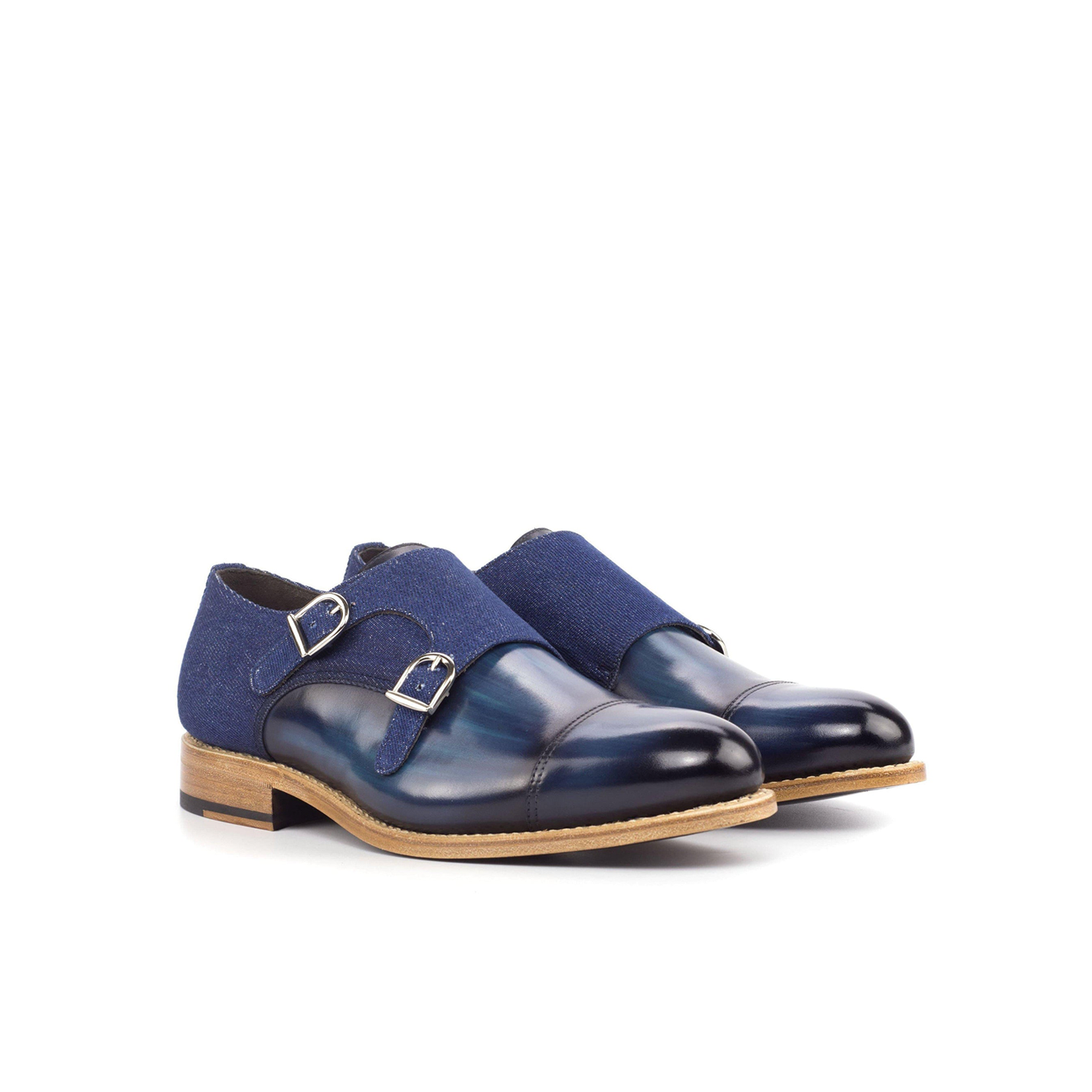 Midnight Mavericks Double Monk Shoe