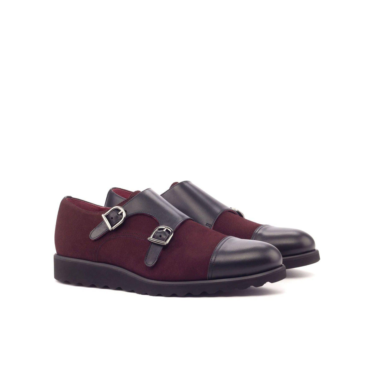 Opulent Overlap Double Monk Shoe