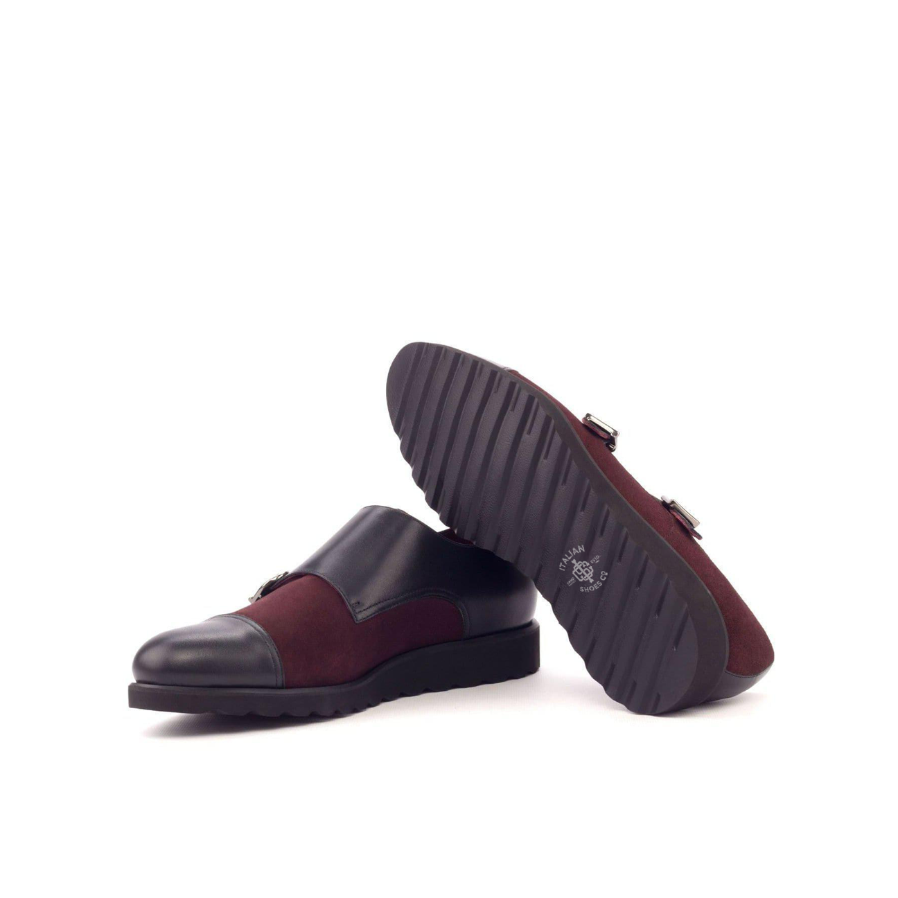 Opulent Overlap Double Monk Shoe