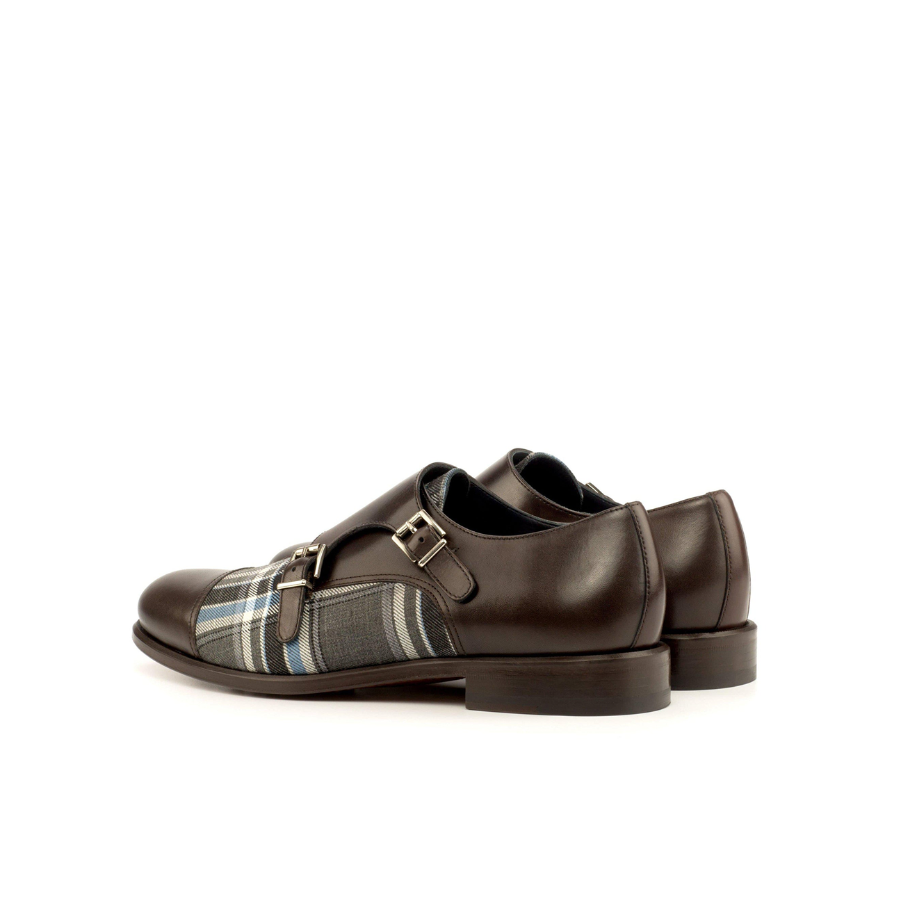 Stylish Synthesis Double Monk Shoe