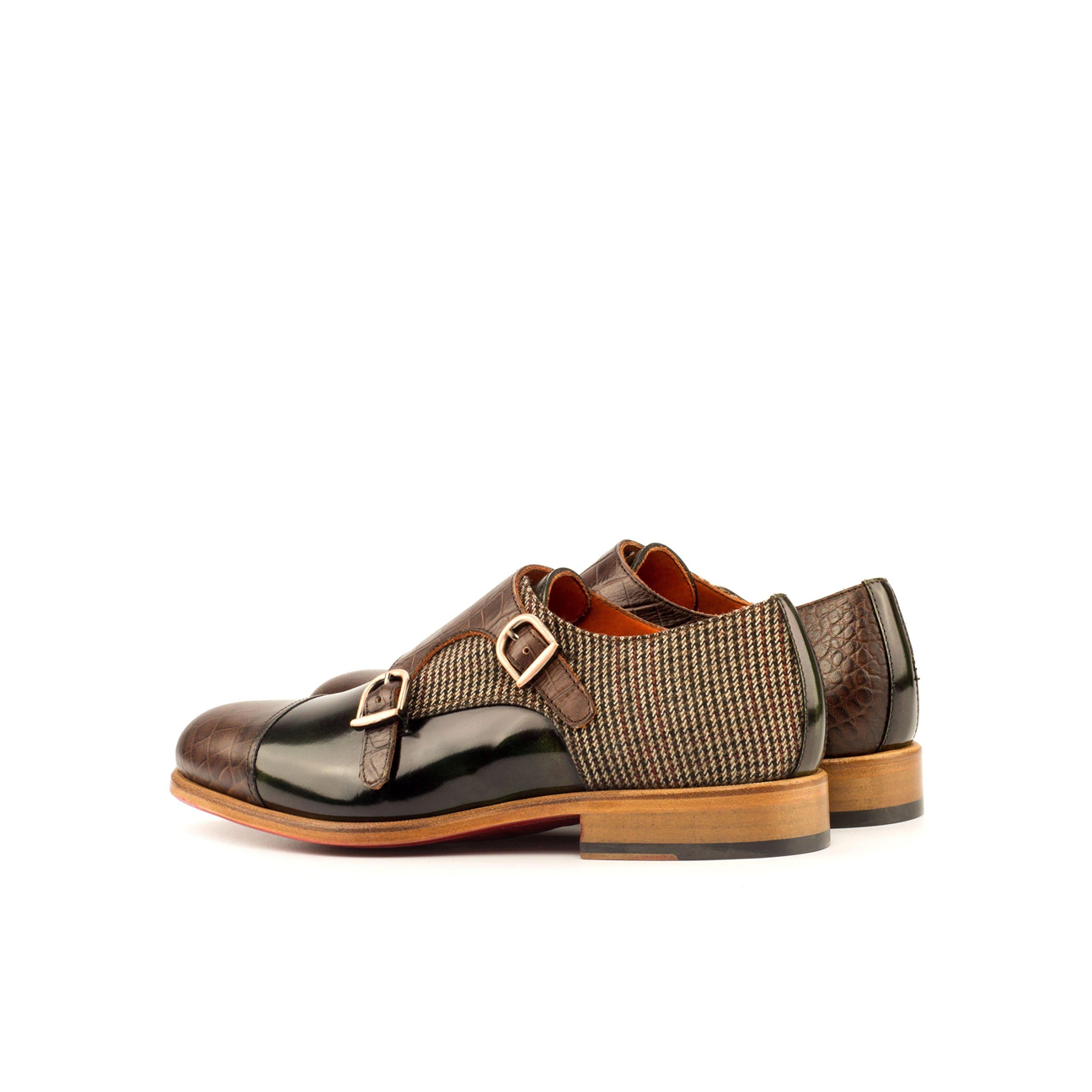 Suave Synthesis Double Monk Shoe
