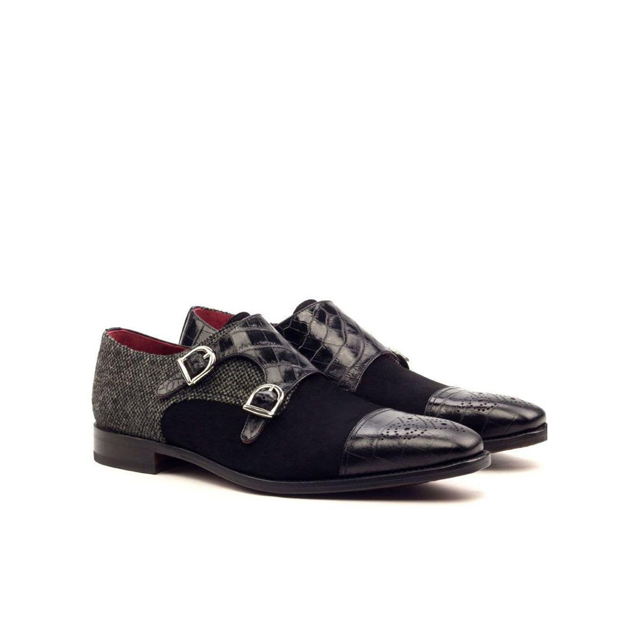Nocturnal Nexus Double Monk Shoe