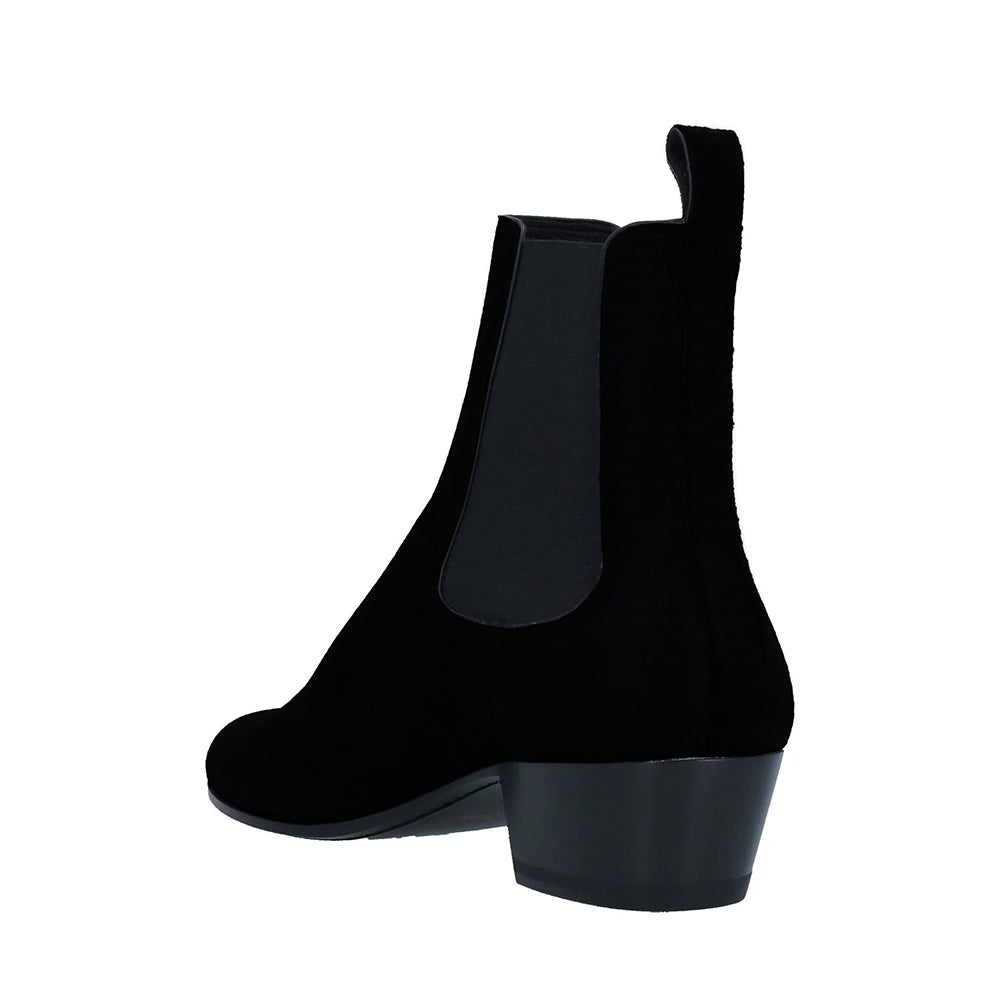 Velvet Cuban Boots