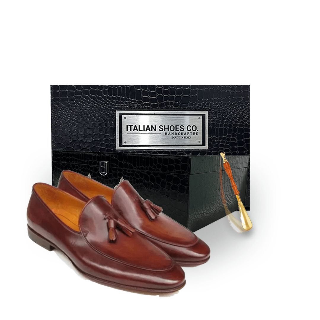 Tassel Leather Loafer in
