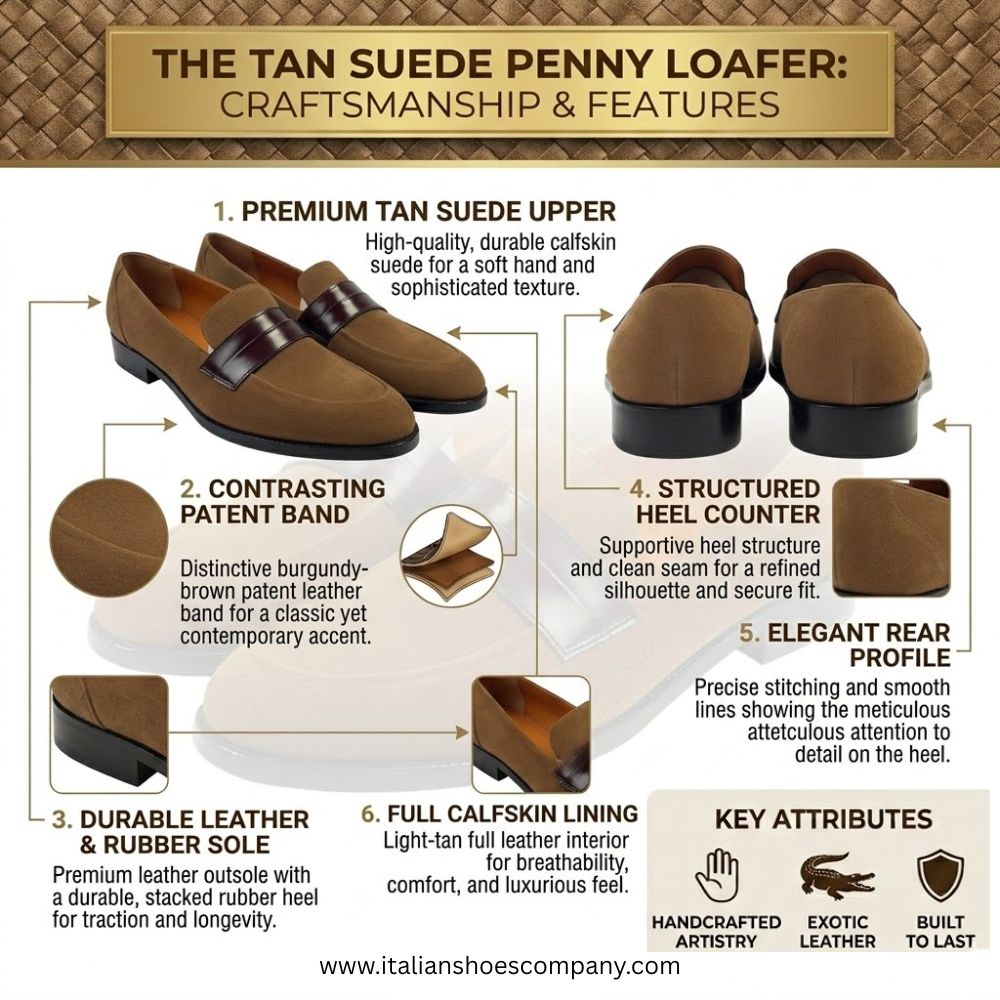 Italian Pinocchio Leather Loafers