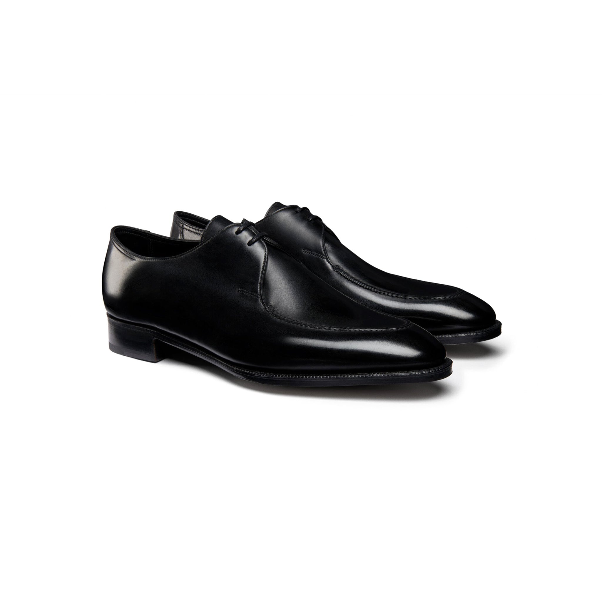 Classic Black Derby Shoes for Men s